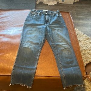 Curve Love Abercrombie Ankle straight